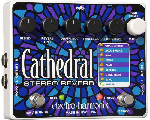 Cathedral Stereo Reverb Pedal